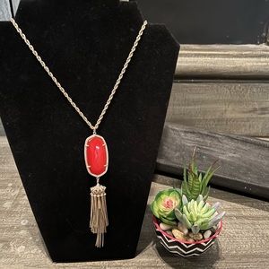 Red Kendra Scott Necklace